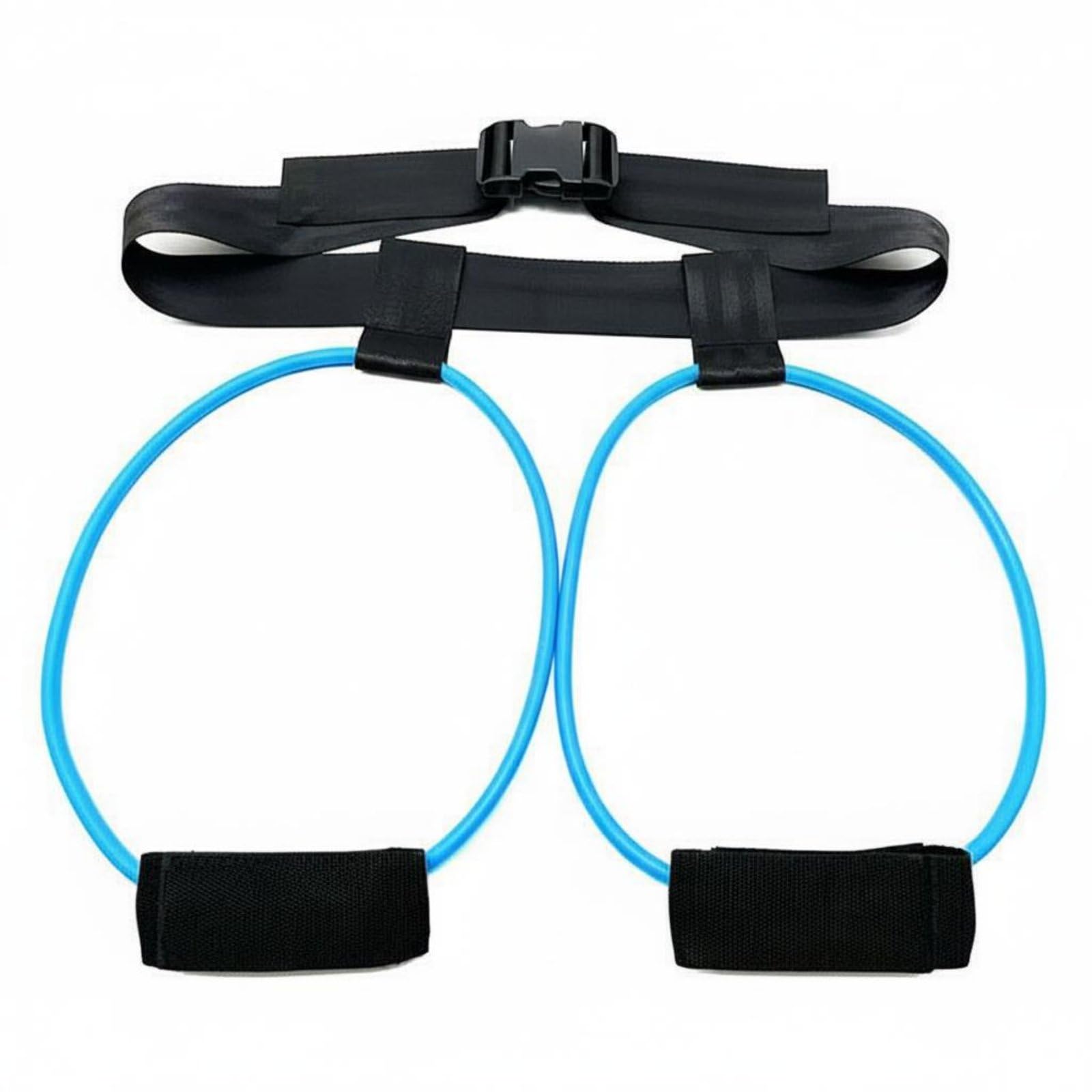 Bnf® Portable Waist Belt Leg Exercise Band Adjustable Fit Leg Training Straps with Ankle Cuffs Sturdy Design Hip Resistance Exercise Band Padded Comfort for Women Beginners Home Workouts Gym Travel-image-26