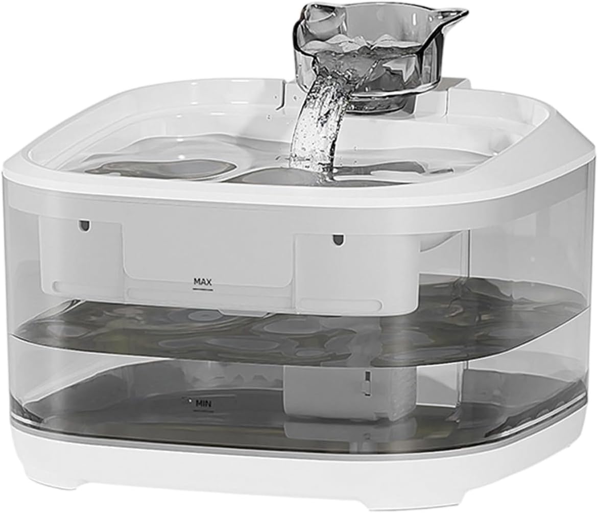 Large Capacity Pet Water Dispenser Automatic Cats Dog Drinking Fountain with Filtration Quiet Design Watering Supply Water Dispenser