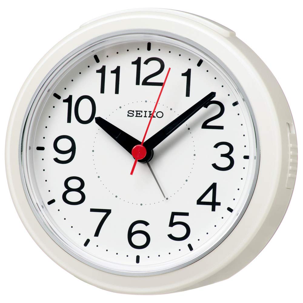 Amazon.co.jp: セイコークロック(Seiko Clock) 置き時計 白パール 本体