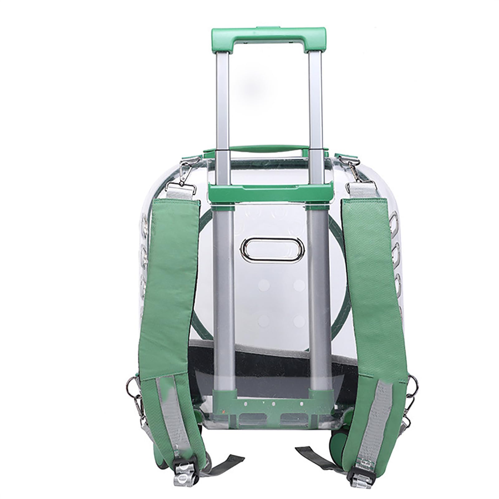 Katzentragetasche mit tragbarem, klarem Design – ideal für Reisen & Spaziergänge im Freien – Haustier-Trolley Koffer mit Universalrollen für Katzen & Welpen – wanderfreundlich