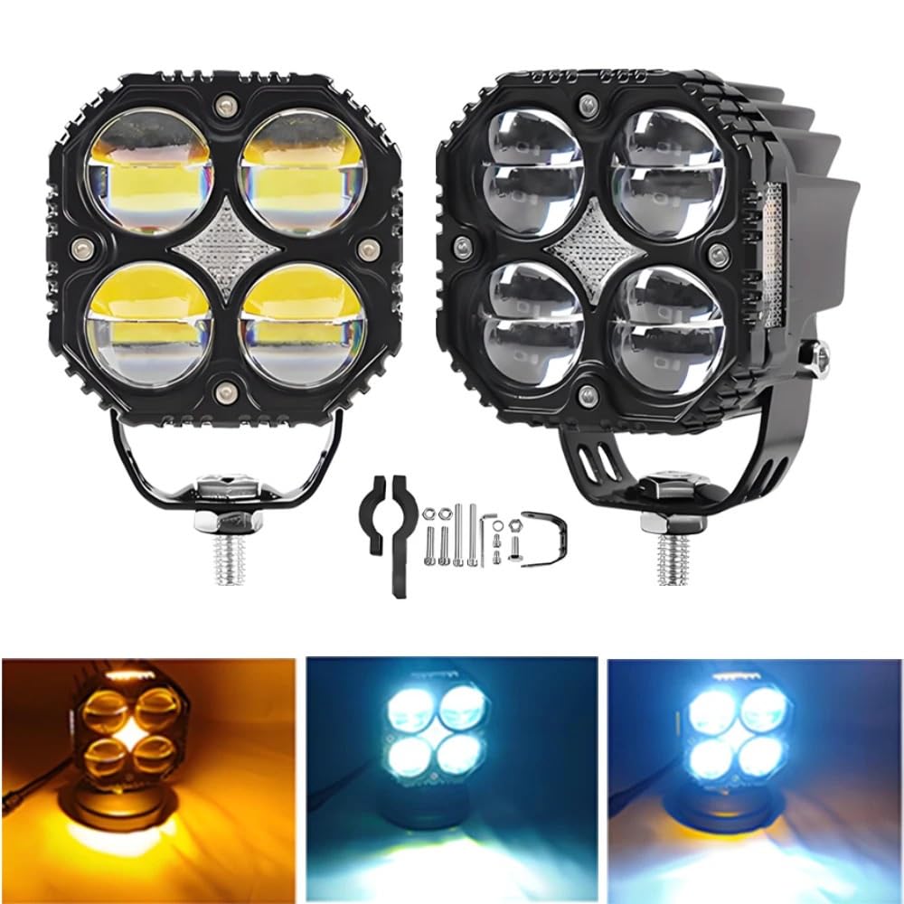 Światło Do Jazdy Reflektory motocyklowe Reflektor Led motocyklowy Hi/lo Beam Moto Światło przeciwmgielne 120W