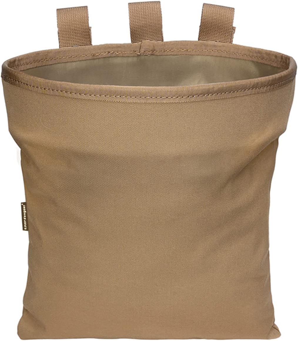 Tactical Bag for Foraging Airsoft Lightweight Molle Roll up Dump Pouch 500D Nylon Collection Pouch Mag Pouch Accessory Bag for Paintball Softair Hiking