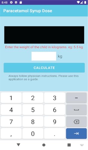 Paracaetamol Syrup Dosage