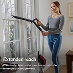 BISSELL CleanView Compact Upright Vacuum Cleaner, Scatter-Free Technology for Hard Floors, Powerful Suction, Lightweight Under 8 lbs, Easy Empty Dirt Container, Red, 3508B