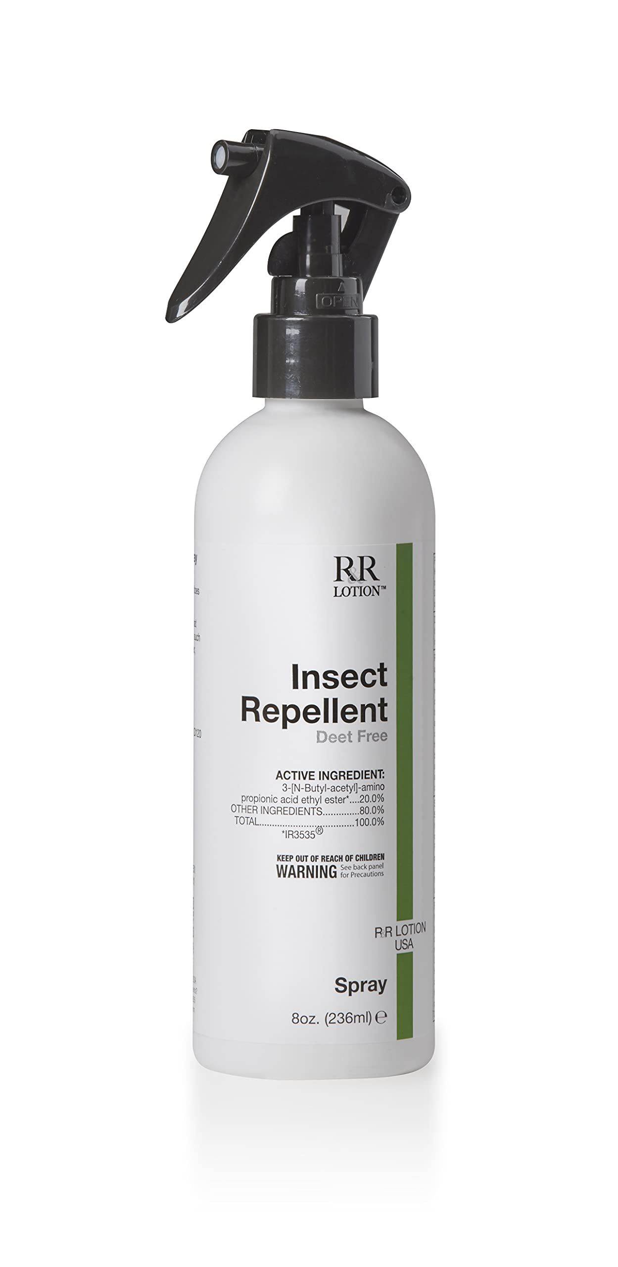I.C. Insect Repellent Spray. Non-Greasy & Tacky, Odorless, 8 Hour Protection Against Mosquitoes & Ticks. Fast Drying. EPA Registered as a Biopesticide Using IR3535. USA, 8oz Bottle (BRS-8)