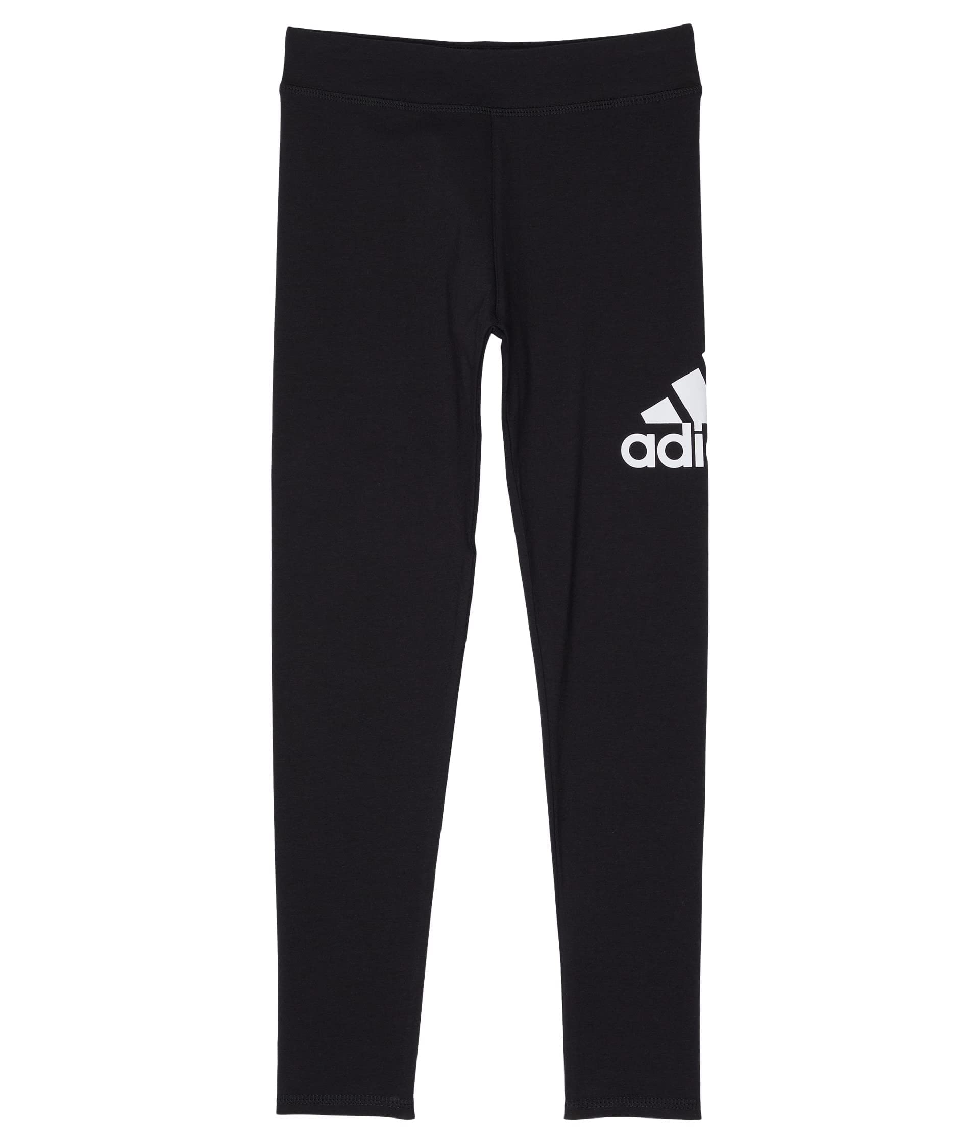 adidas Girls' Big Sportswear Logo Graphic Tight, Black, M (10/12)