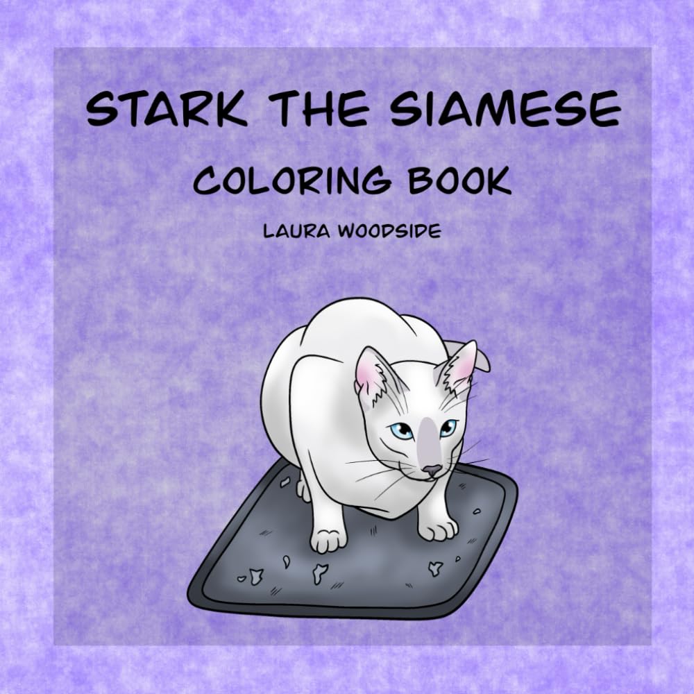 Stark The Siamese: Coloring Book