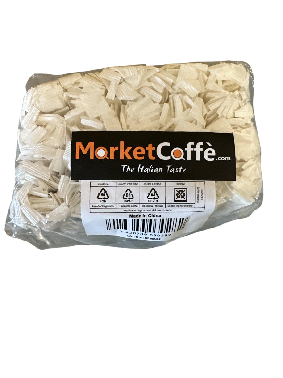 10.000 Palette caffè monouso confezionate singolarmente, palettine in legno biodegradabili, compostabili e resistenti al calore, per Girare Zucchero Bevande e Caffe nei Bicchierini (10.000 IMBUSTATE)