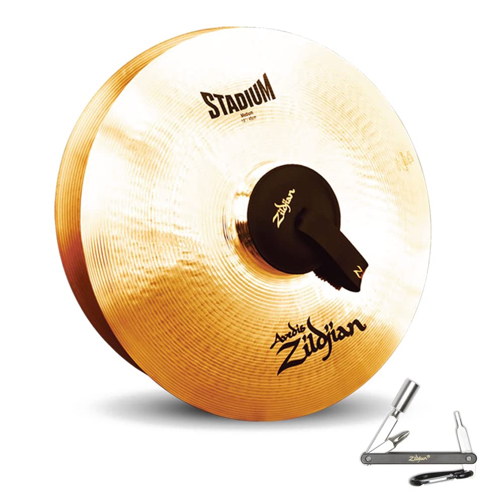 ZILDJIAN A0484 18" AVEDIS STADIUM MEDIUM SINGLE CYMBAL W/BRILLIANT TRADITIONAL With ZKEY