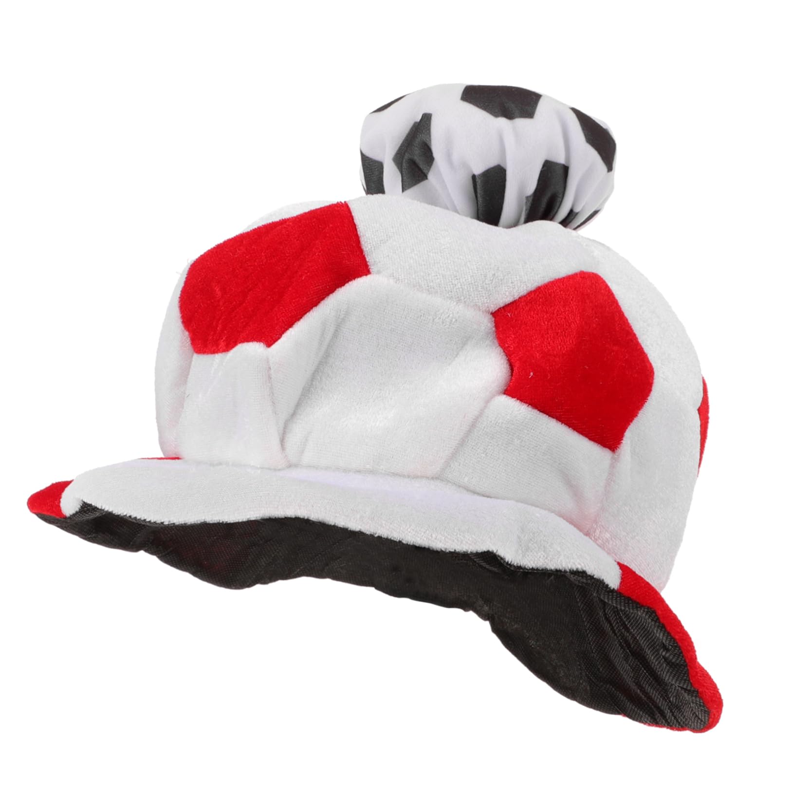 PRETYZOOM 5 Piezas gorra de futbol sombrero de los fanáticos del fútbol gorras de aficionados fútbol accesorio de sombrero animador tocado de vacaciones novedad s sintió