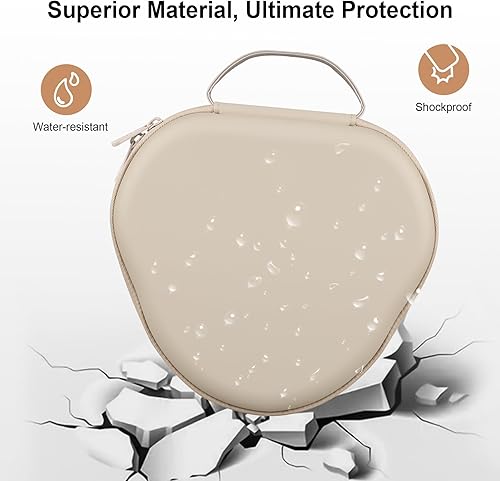 Vista 68 de BOVKE Funda de transporte con modo de suspensión para auriculares inalámbricos de Apple AirPods Max, bolsa de almacenamiento portátil protectora