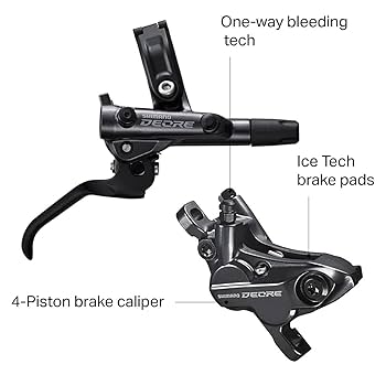Shimano BR-M6120 4podディスクブレーキ　前後セット Shimano BR-M6120 4podディスクブレーキ 前後セット