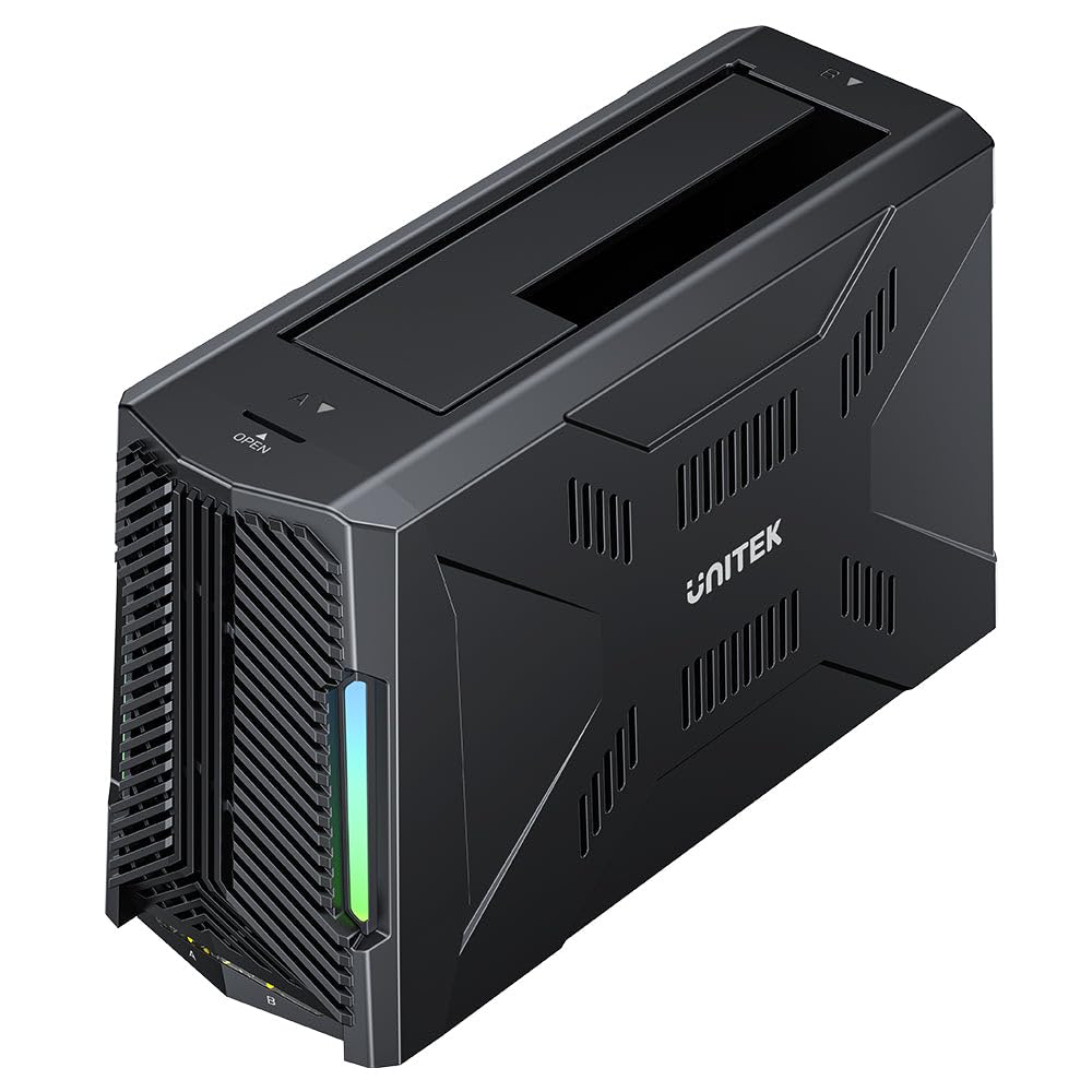 Estación de acoplamiento USB-C para SATA y PCIe SSDs/HDD de UNITEK