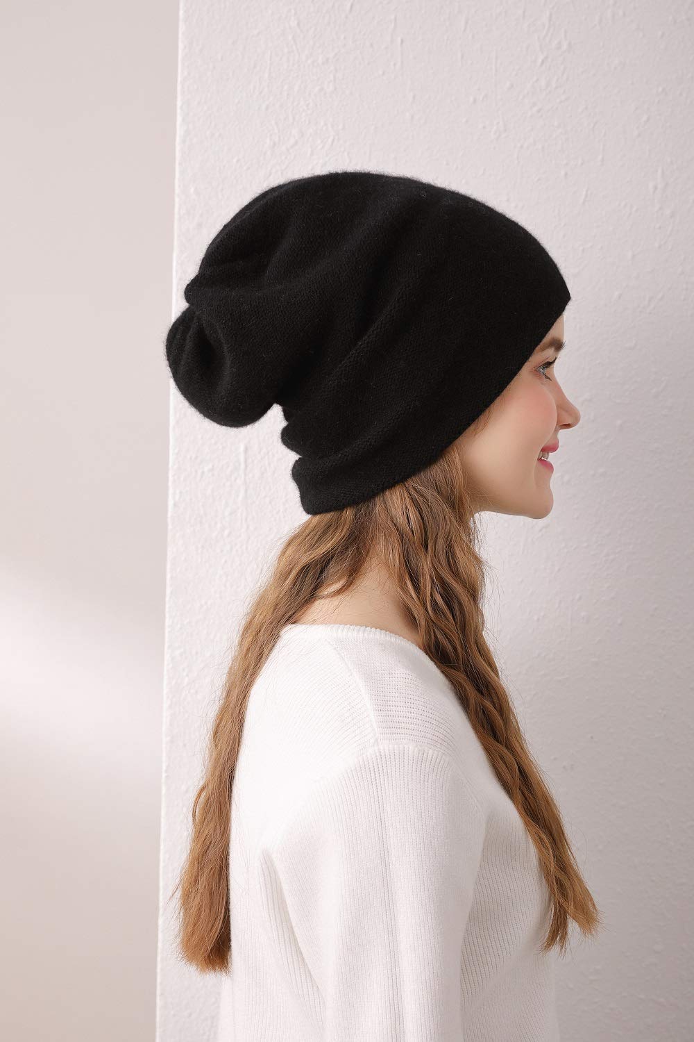 Aspen Double Layered 100% Cashmere Beanie High-Performance Cashmere Ski Beanie