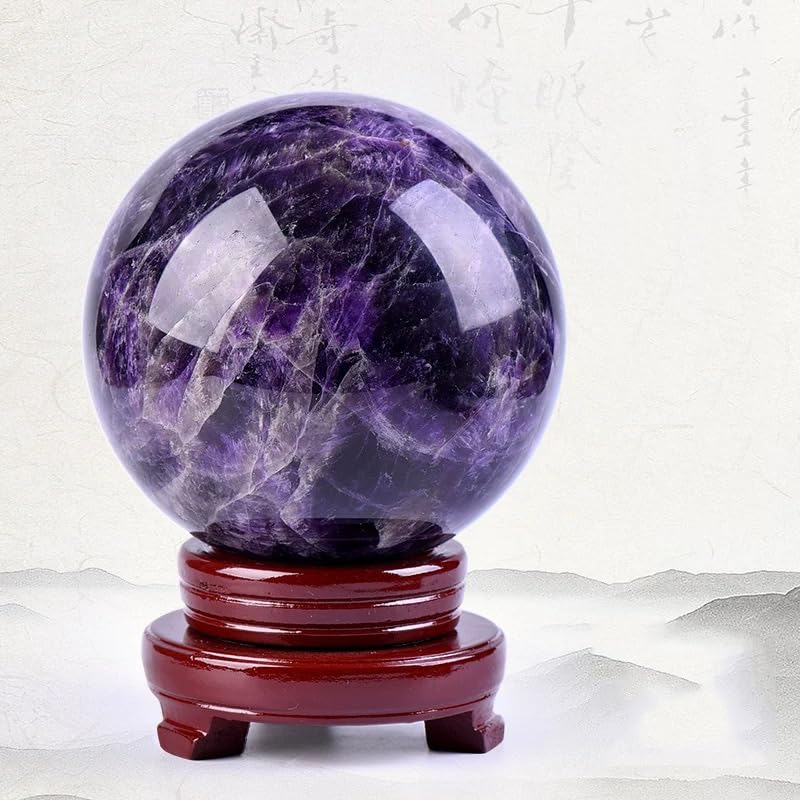 Boule améthyste contre le stress déco maison apaisante - 3