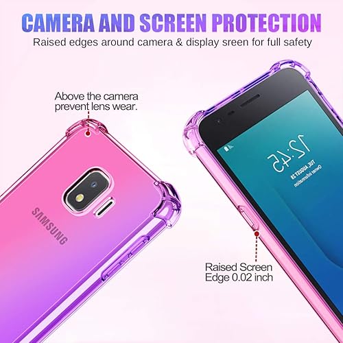 Miniatura 2 de Funda para Samsung Galaxy J2 2019, Galaxy J2 Pure/J2 Core/J2 Shine/J2 Dash/J260 Funda para teléfono, funda delgada antiarañazos suave TPU