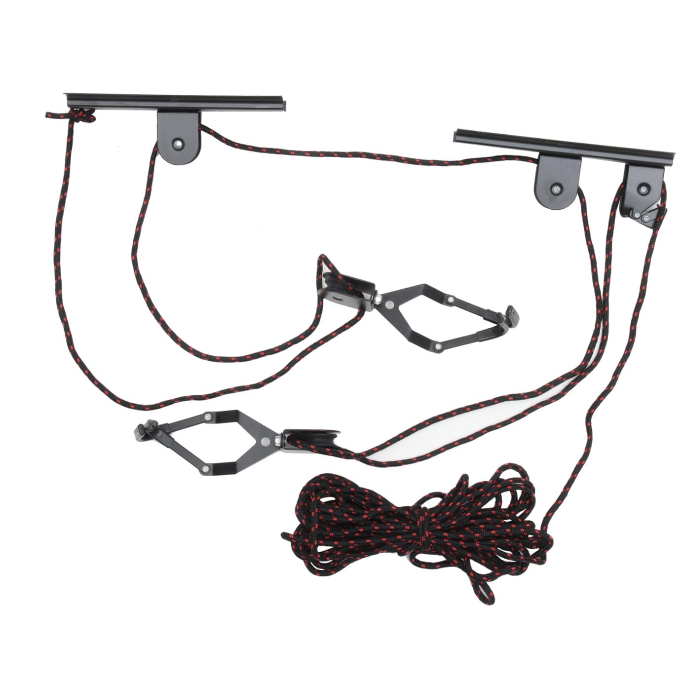 Colgador de Bicicletas de Techo y Pared Negro para Almacenamiento Interior