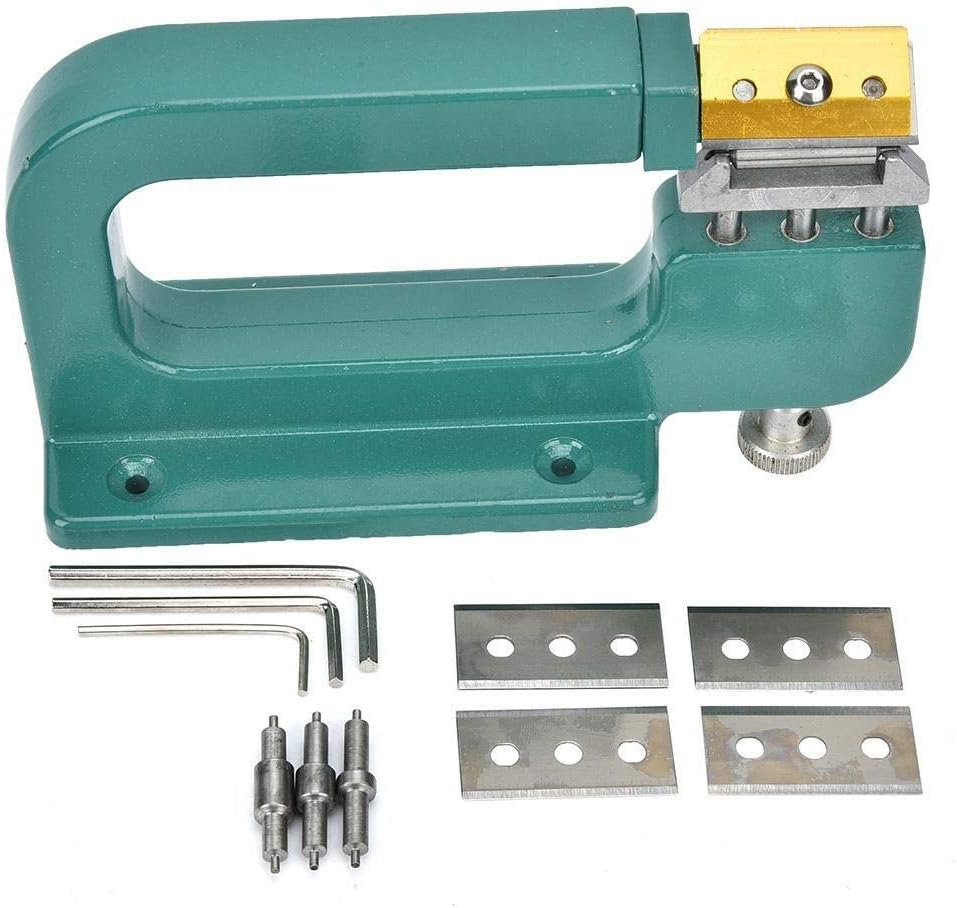 Maxmartt Leather Skiving Machine,Leather Craft Edge Skiving Machine Leather Repairing Splitter Skiver Peeler Tool