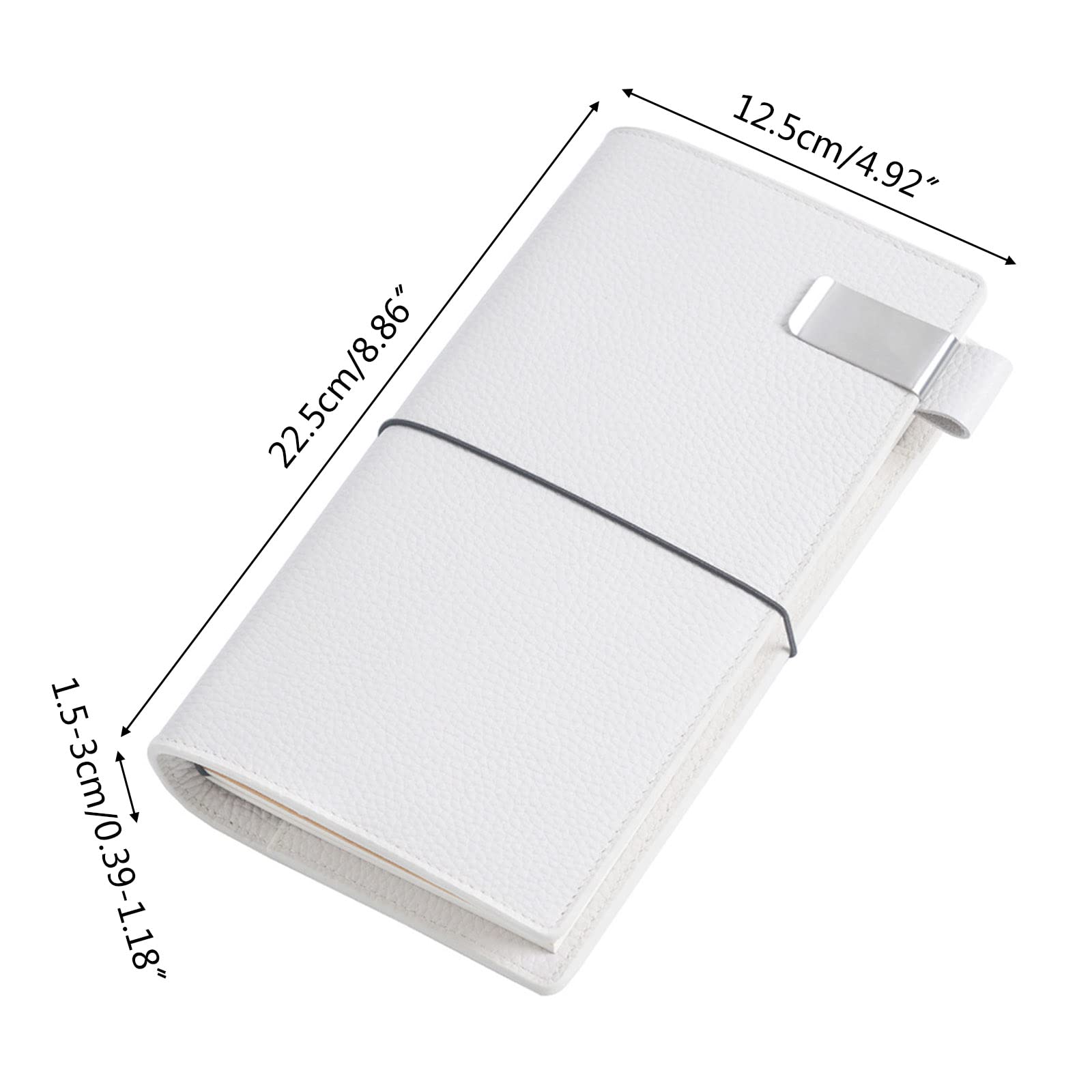 Set di raccoglitori a fogli mobili per diari, fogli di ricambio, porta carte, organizer in PVC, borsa inclusa per il personale