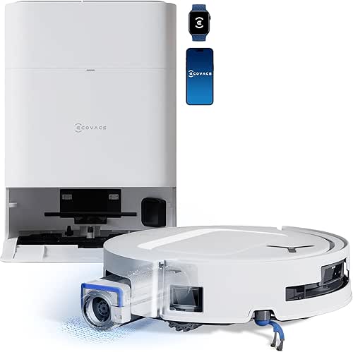 ECOVACS DEEBOT T80 Omni Aspirateur Robot Laveur, 18 000 Pa,