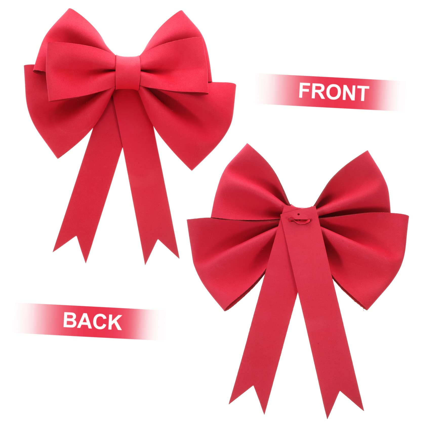 Zerodeko 4 Set di Grandi Fiocchi da Matrimonio per Decorazioni da Appendere alla Parete per Feste di Nozze Grandi Fiocchi Decorativi per Natale 2 Pezzi * 4