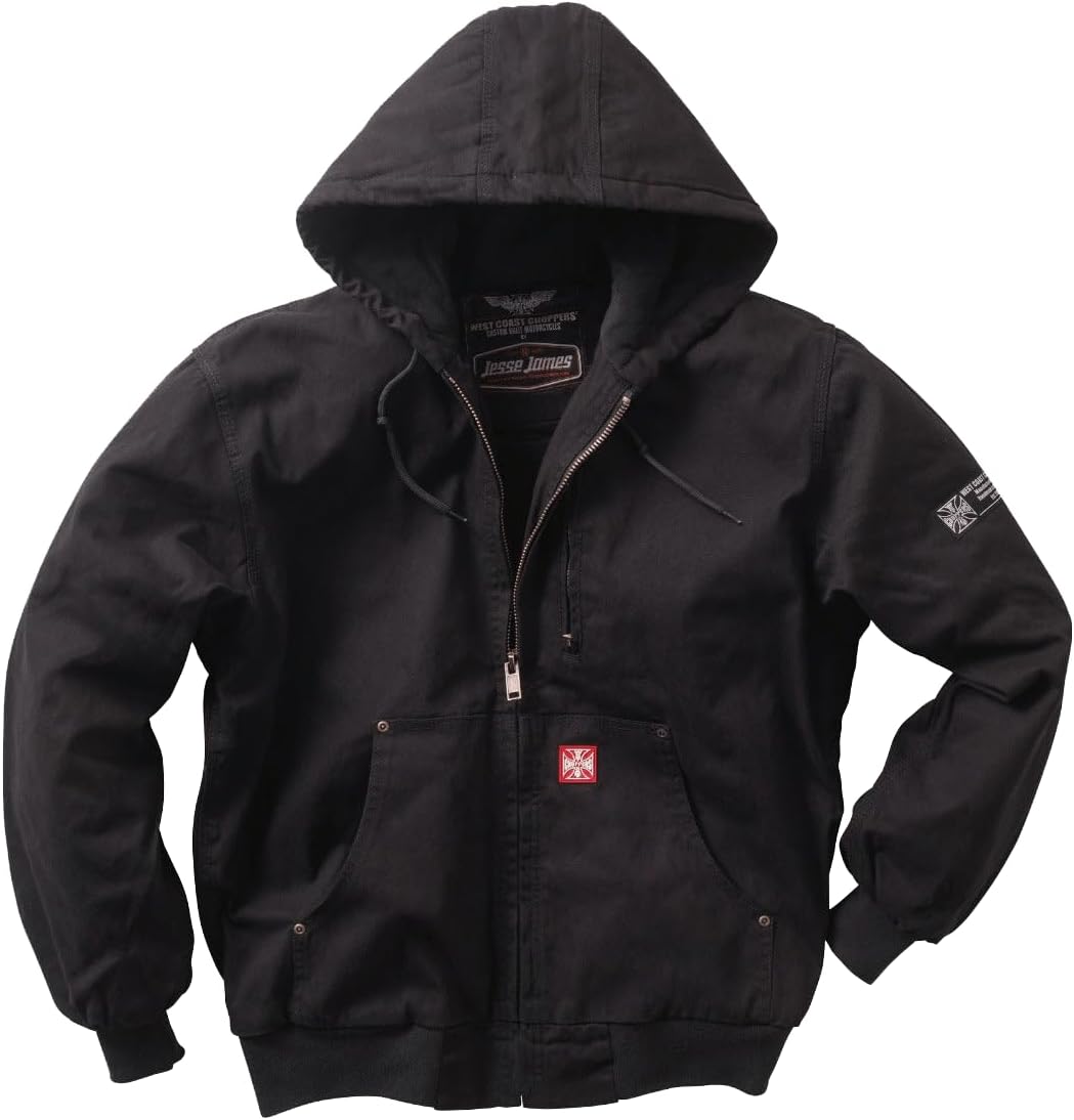 WCC HEAVY DUTY CANVAS WORK JACKET - BLACK