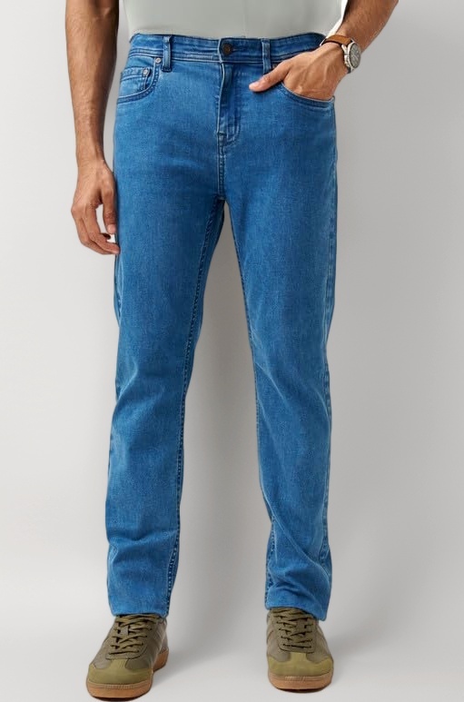 The Pant Project Slim Fit Stretchable Jeans for Men | Mens Denim Cotton Pants | Stylish Ankle Length Jean