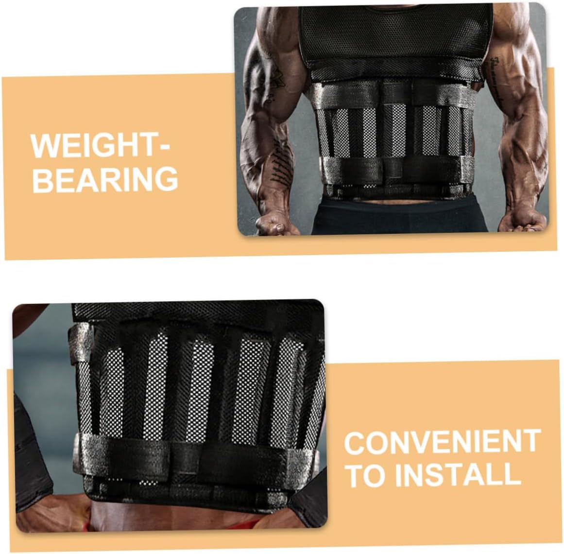 6pcs Weight Plates for Weight Lifting Adjustable Iron Plates for Weighted Vest Leg Shin Guards