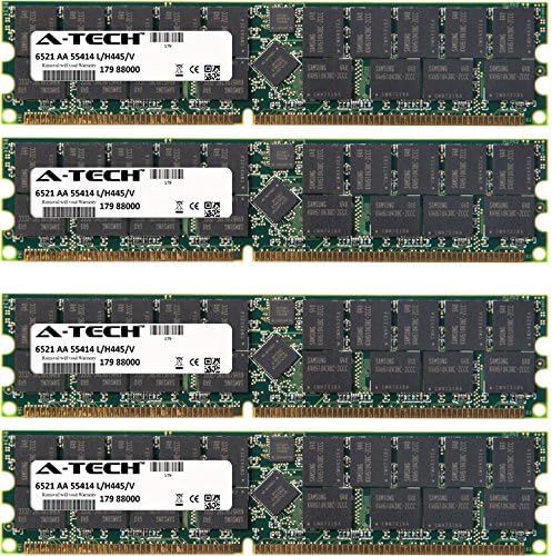 A-Tech Components 8GB KIT (4 x 2GB) For Tyan Tiger Series K8W (S2875). DIMM DDR ECC Registered PC3200 400MHz Dual Rank RAM Memory. Genuine A-Tech Brand.