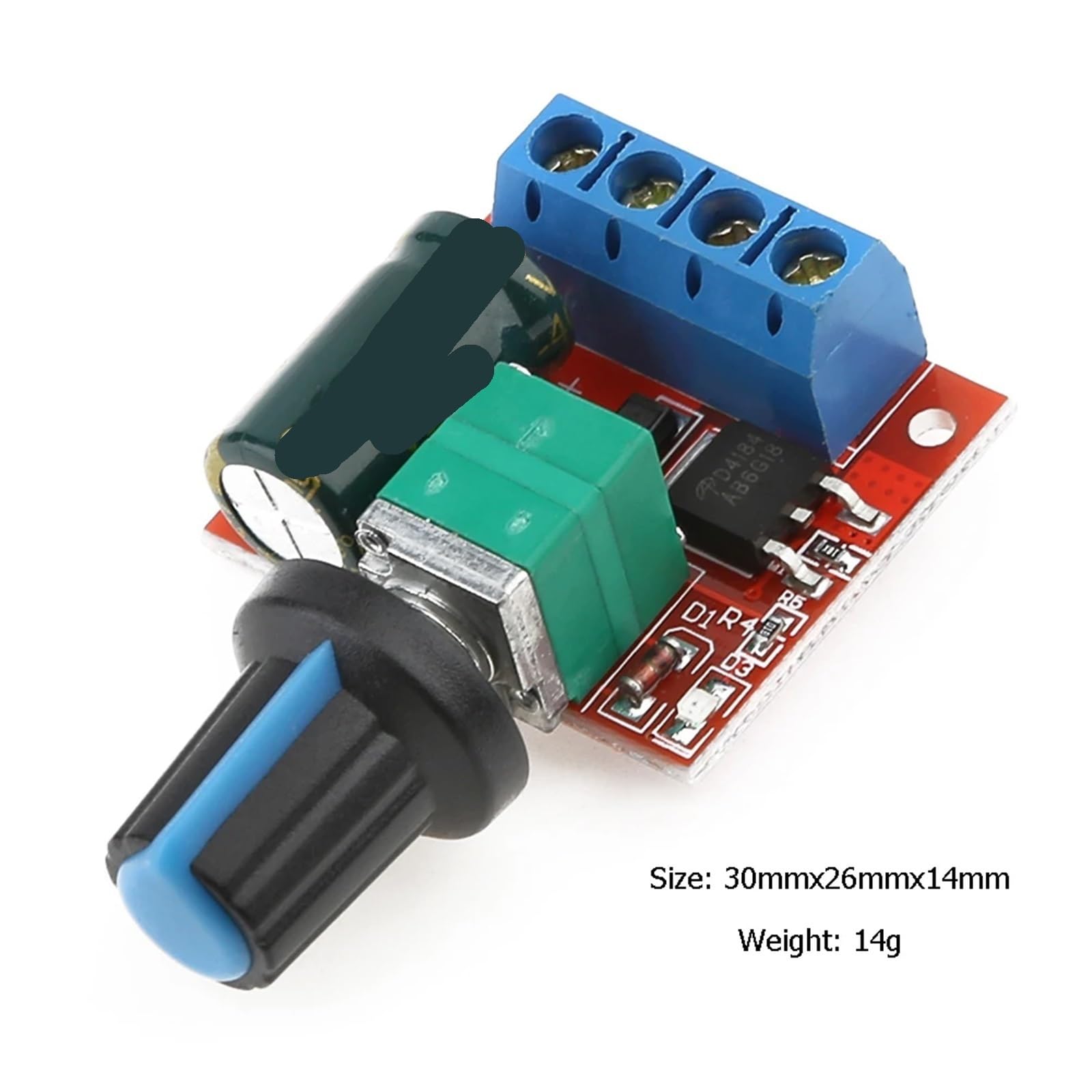 Motortreiber, 10 Stück 5A PWM-Motordrehzahlregler DC 4,5 V-35 V 90 W PWM Einstellbares Antriebsmodul Sicherung Automatische Wiederherstellung Drehzahlreglerschalter,Intelligente Steuerung