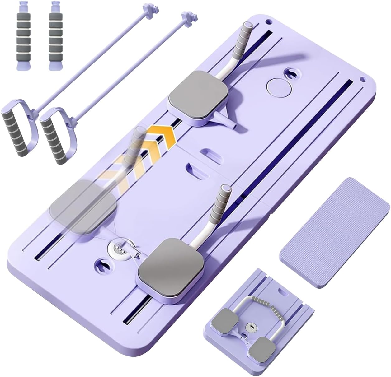 Pilates Board, Pilates Reformer Set, 5 in1 Pilates Reformer Machine with Timer, بيلاتس بورد Multi-Purpose Foldable Pilates Reformer Board for Home, Pilates Sliding Board for Home Women Men 2026