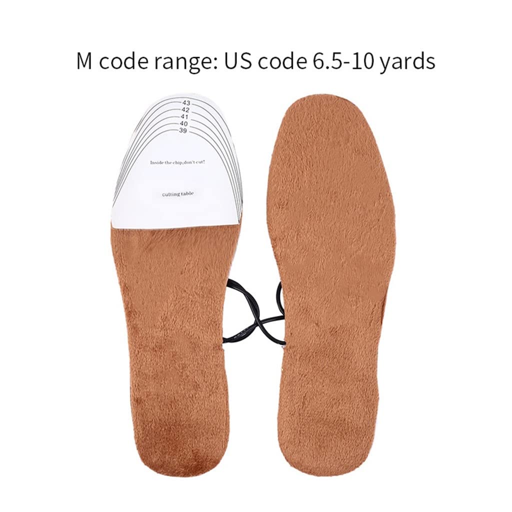 Plantillas de calefacción eléctrica Invierno Mantenga los Zapatos de pie cálidos calentados for Zapatos Botas Calentador Caliente Foot Pads(Women Size 36-41)