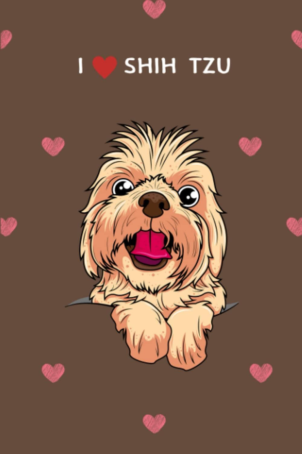 I love Shih tzu: shih tzu notebook for loves, Small line Journal to Write In