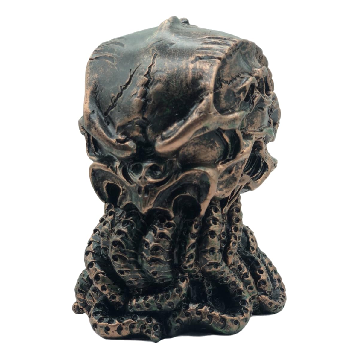 鏡彫刻　スカル　タコ Amazon.co.jp: オーナメント 樹脂 タコ クトゥルフ神話像 クトゥルフ