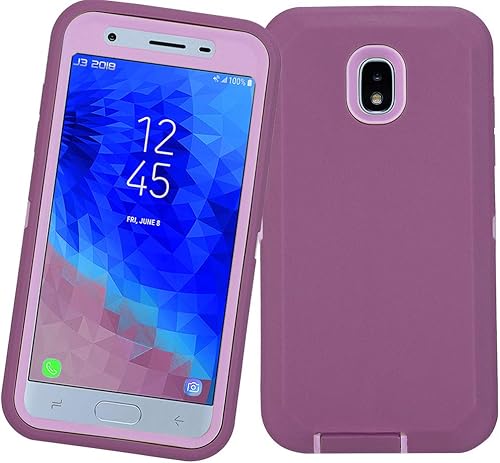 Miniatura 5 de Annymall Funda para Galaxy J7 2018 con protector de pantalla integrado, resistente a prueba de golpes, funda protectora para Samsung J7 2018Galaxy