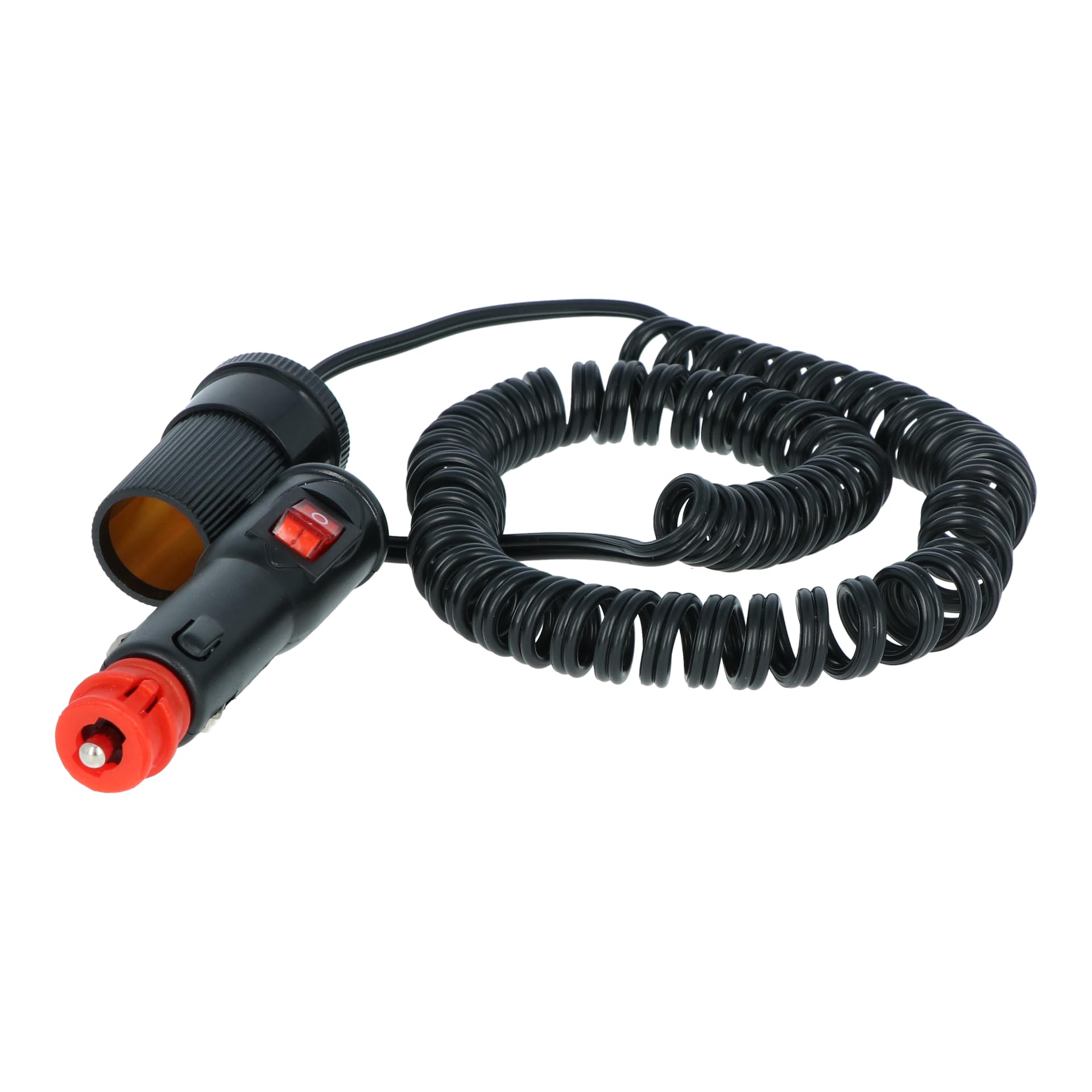 Carpoint 0510041 Extension Cable with 10 A Fuse 12 / 24 V On / Off Switch