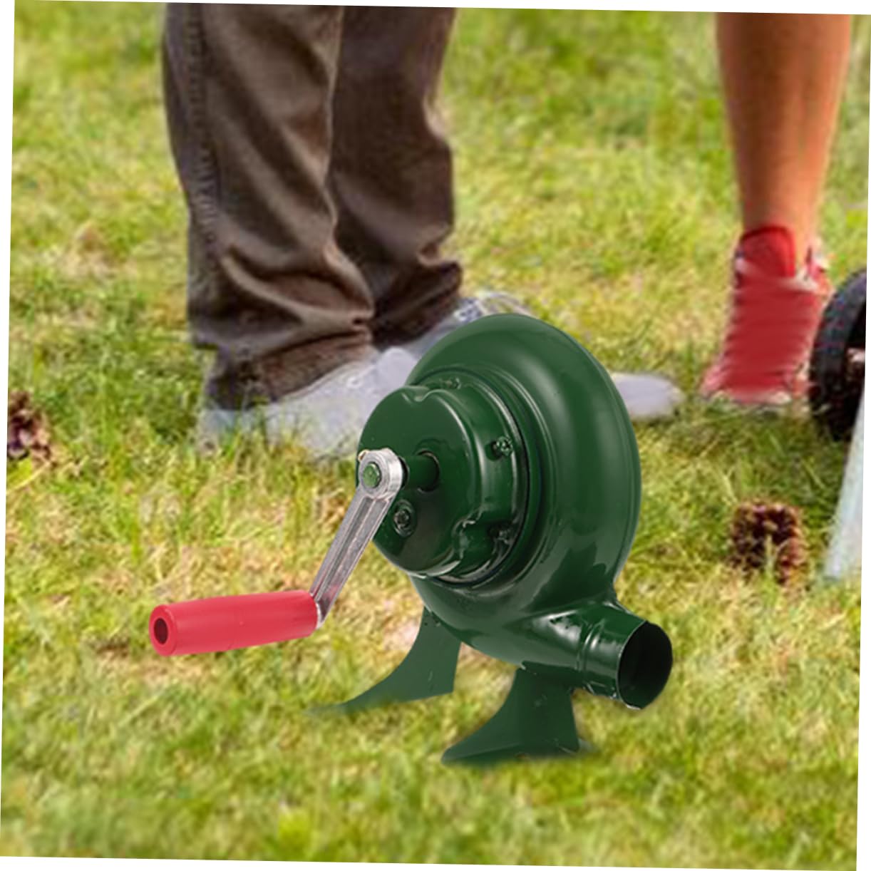 UPKOCH Soplador Pequeño de Mano Ventilador para Barbacoa Herramienta Portátil de Aire para Exteriores Camping y Uso Doméstico Soplador de Aire para Fuego