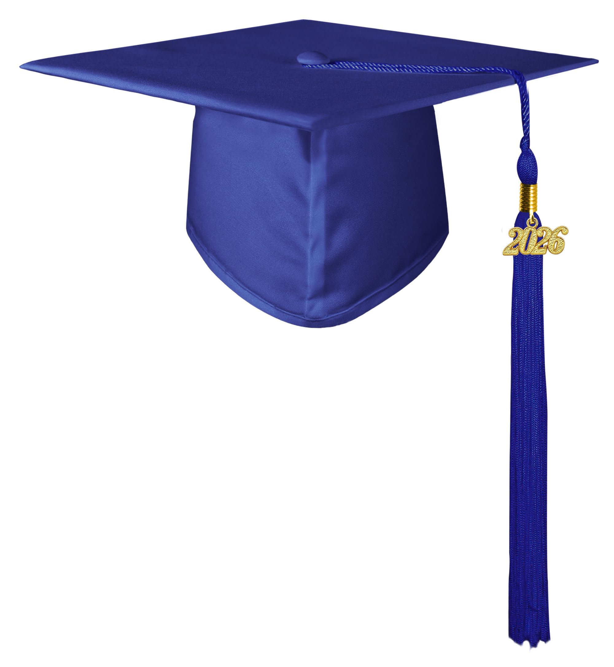 GraduatePro Matte Kids Doktorhut 2026 Abschluss Hut für Kindergarten Prek Graduation Zeremonie Schuluniformen Studienabschluss Kappe Hüte 12 Farbes