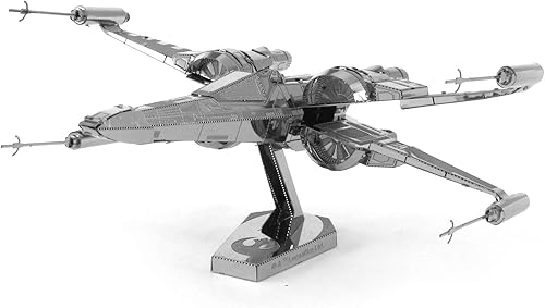 Miniatura 6 de Metal Earth Star Wars Force Awakens X-Wing Fighter 3D de Poe Dameron Kit de modelo de metal Fascinaciones