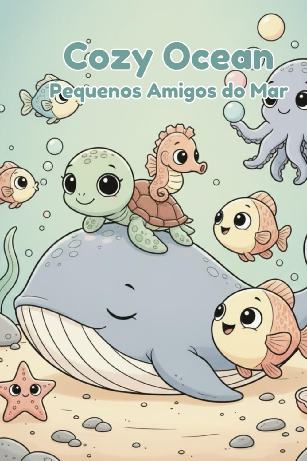 Cozy Ocean: Um livro de colorir aconchegante do fundo do mar