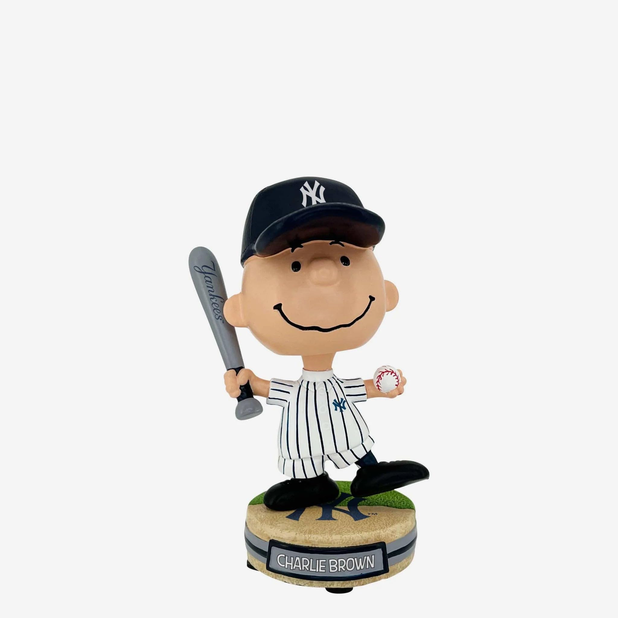 Charlie Brown New York Yankees Peanuts Mini Bighead Bobblehead MLB