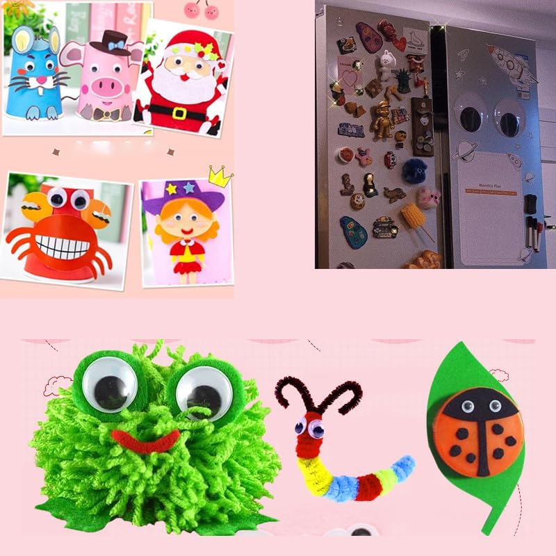 Googly Eyes for Bushes, Halloween Eyes for Bushes, Large Googly Eyes, Black White Googly Eyes,Googly Eyes Self Adhesive,for DIY Crafts Christmas Tree Decoration (180mm)