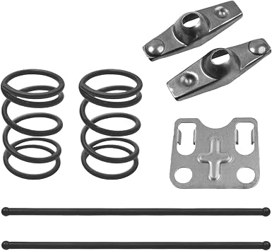 1.3 Ratio Stamped Steel Rocker Arms Kit with Pushrod and 22 Lb Spring for Honda GX160 GX200 for Predator 212 non-hemi 196cc 208cc for Clones 196cc 208cc for coleman for lifan Go Kart Parts
