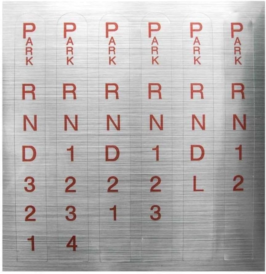 Automotive - 80848 | Information Sticker - Shift Indicator 80848
