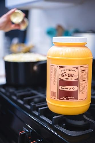 Miniatura 4 de Amish Country Popcorn Aceite de coco  1 galón  Anticuado, sin OMG y sin gluten (1 galón)