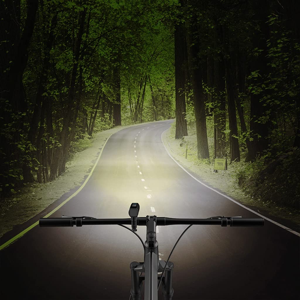 USB Ricaricabile Set di Luci per Bici, Ultra Brillante Luce per Bicicletta Davanti e Dietro, Faro Bici e Fanale Posteriore, per Strada e Montagna Notturna, 2 Pezzi