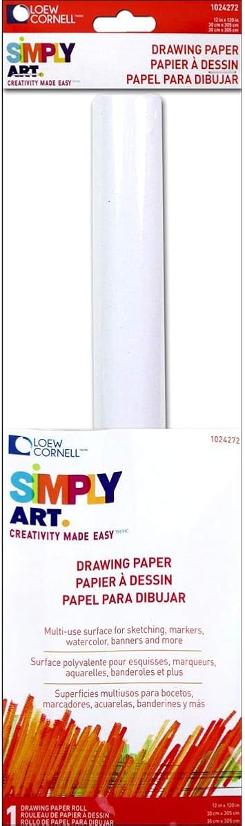 Loew Cornell Simply Art Drawing Paper Roll
