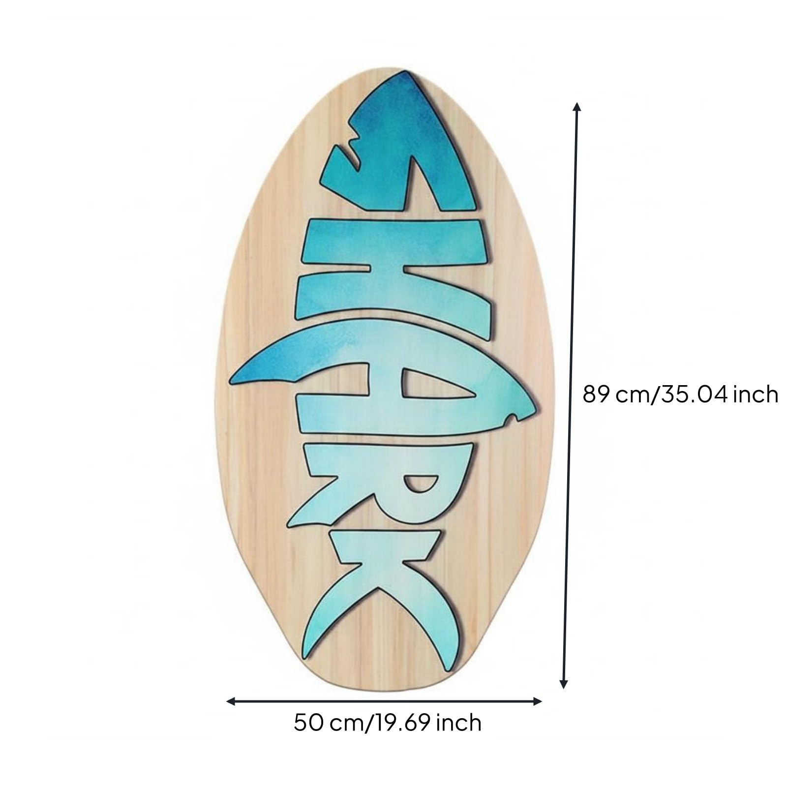 Tabla de Skimboard Ligera Tabla de Playa Madera Deporte Acuático