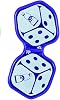DICE TNP-DICE PUR Accessory Magnet Reflector Purple Goggles Ski Snowboard TNP-DICE PUR Purple