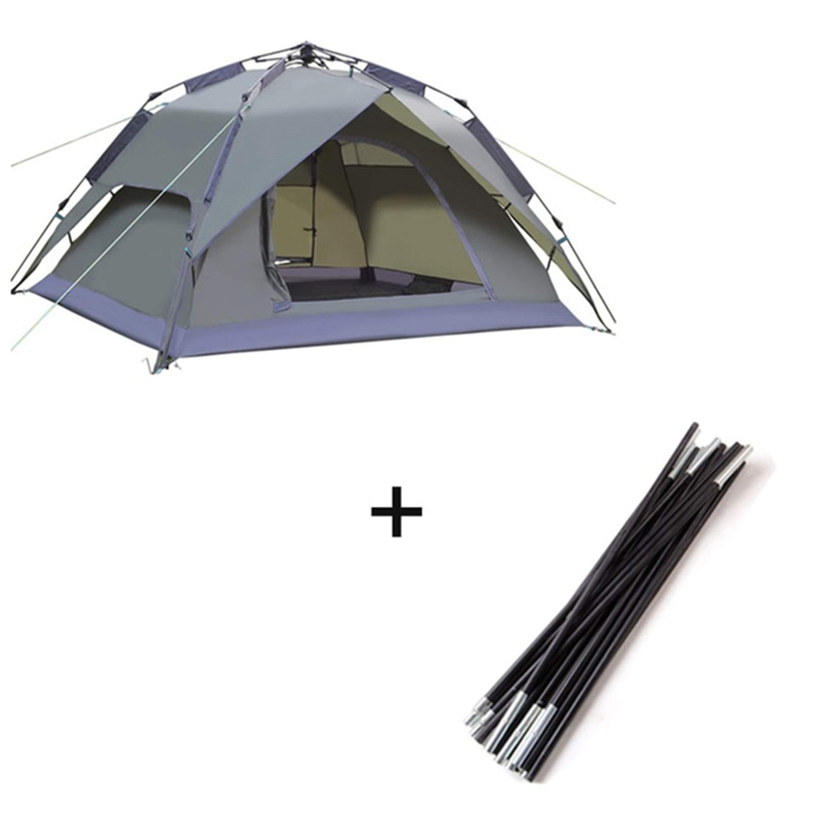 3〜4人用の自動テント,簡単なインスタントセットアップ Amazon.co.jp: テント 自動テント3-4人キャンプテントの簡単な